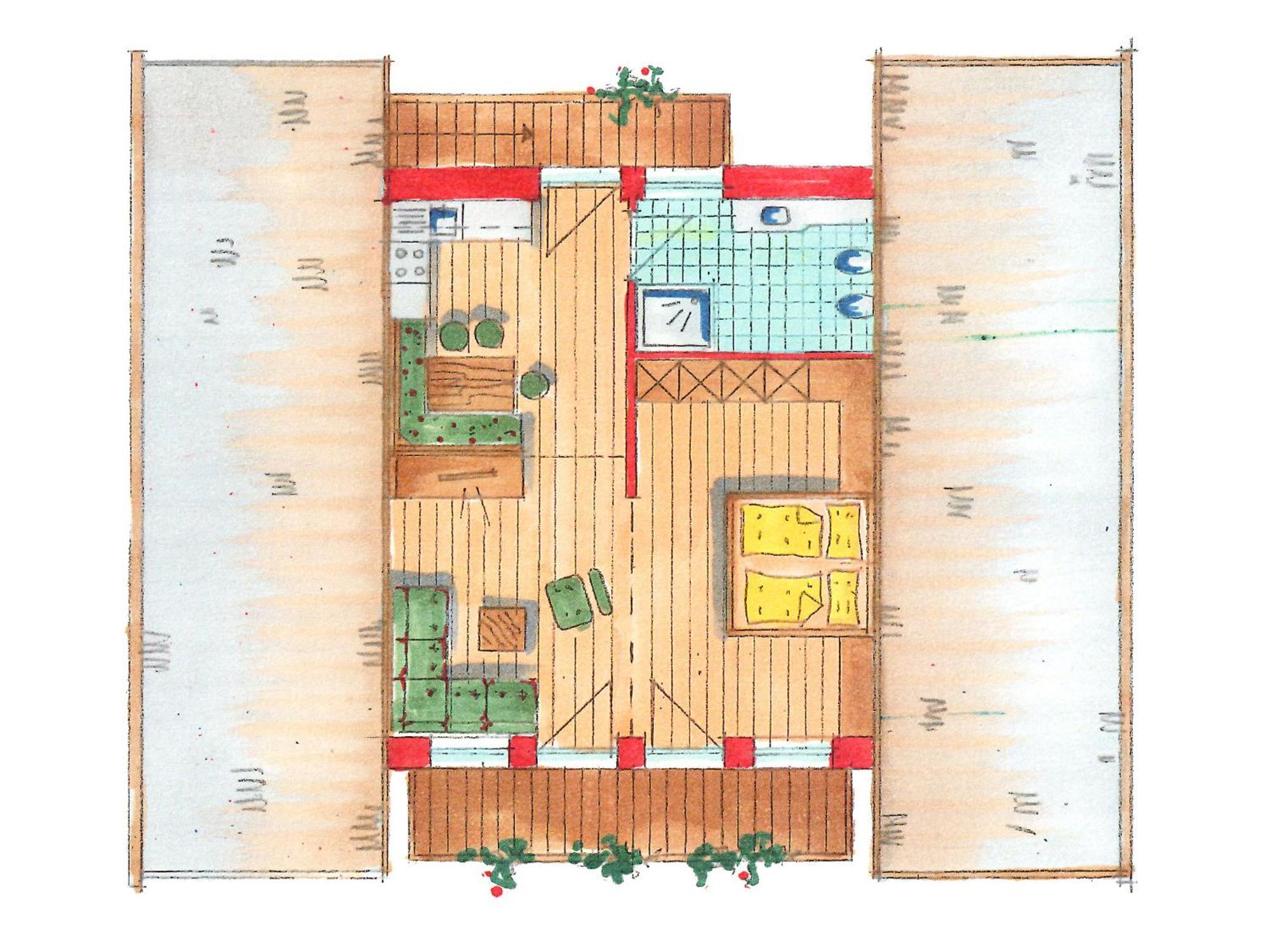 Chalet Piz Da Peres Valdaora Szoba fotó